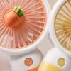 Colorful handheld mini fan, portable, silent, USB charging mini summer cooling wonder Application Scenario